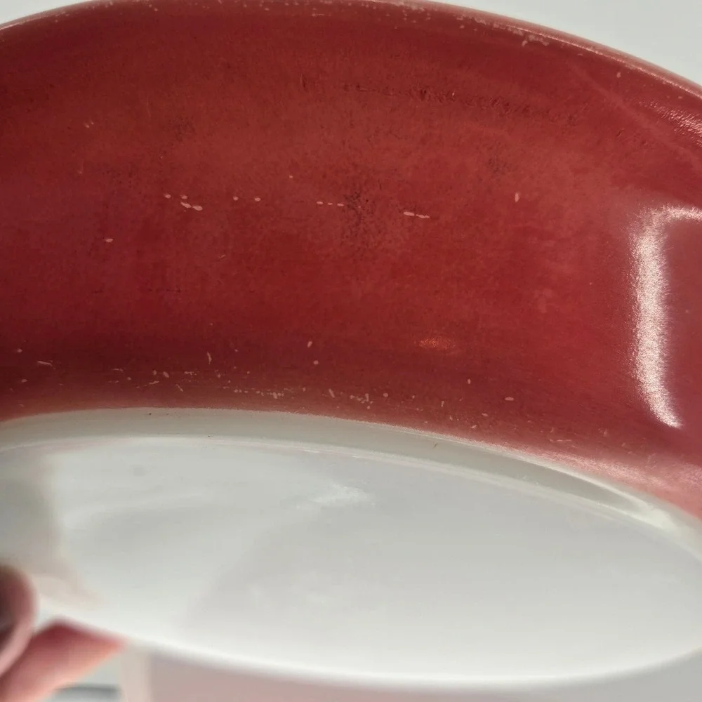 Vintage Pyrex Flamingo Pink Pie Plate 10